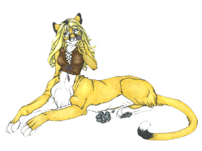 [Goldfur smells a flower]