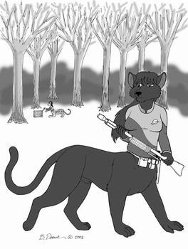 Midnight on guard