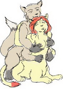 Gildedtongue and Saldura having sex