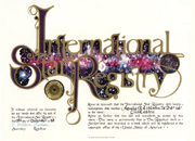 Star Registry certificate
